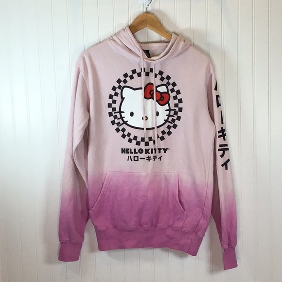 Sanrio | Hello Kitty Ombré Hoodie Pink/Purple Size Small - Picture 4 of 10